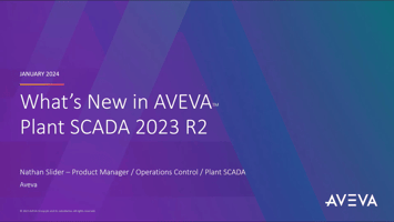 AVEVA Plant SCADA 2023 R2 版本更新