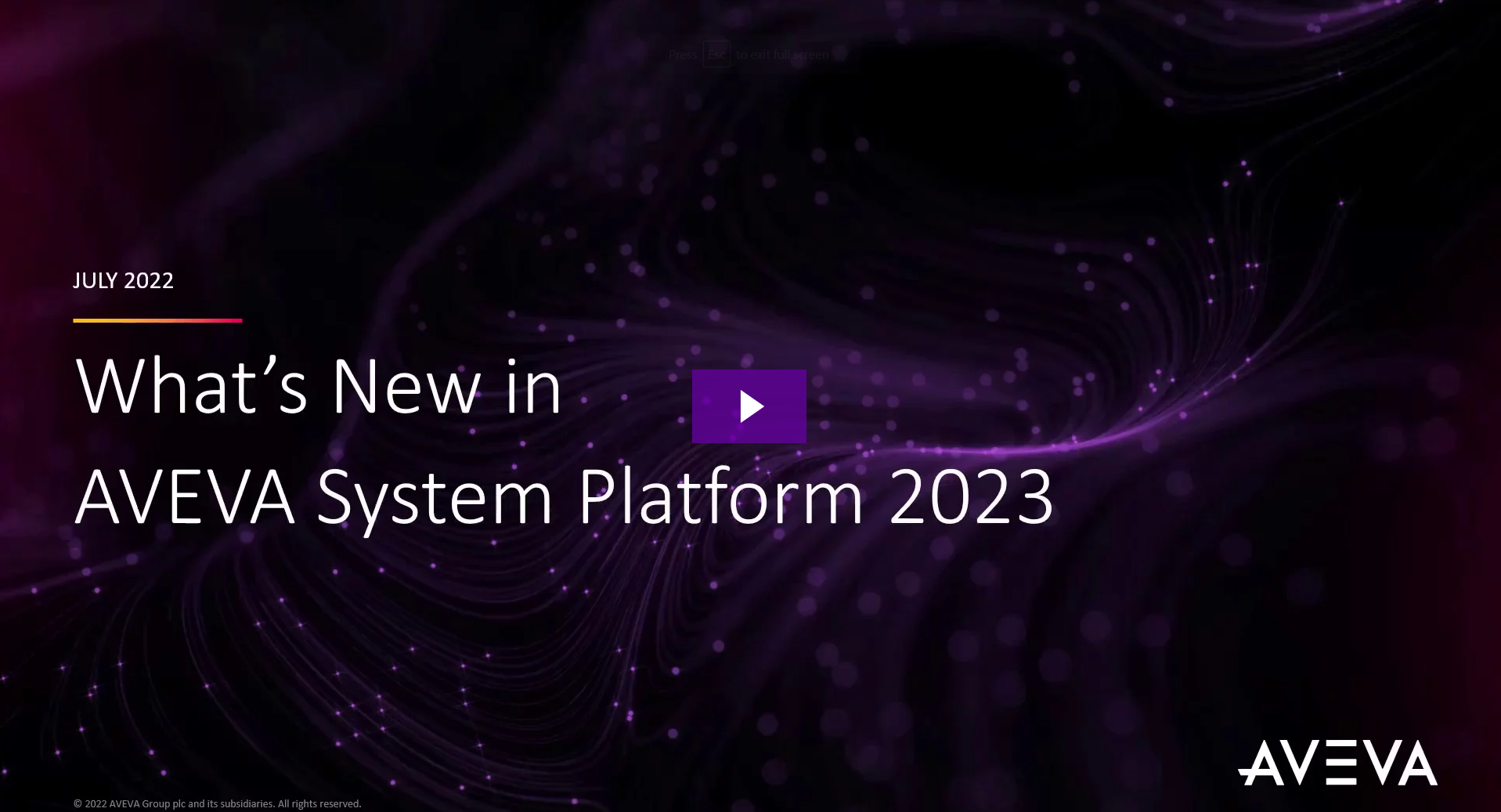 What’s New in AVEVA System Platform 2023